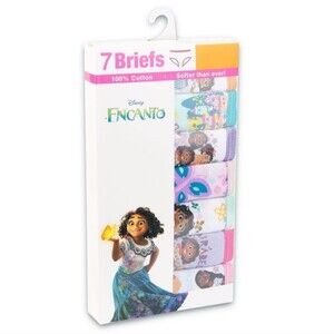 Girls Encanto 7 Pack Character Underwear, Size 4